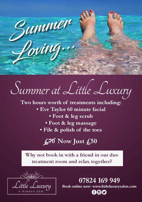 summer pamper package, warrington, beauty salon, warrington
